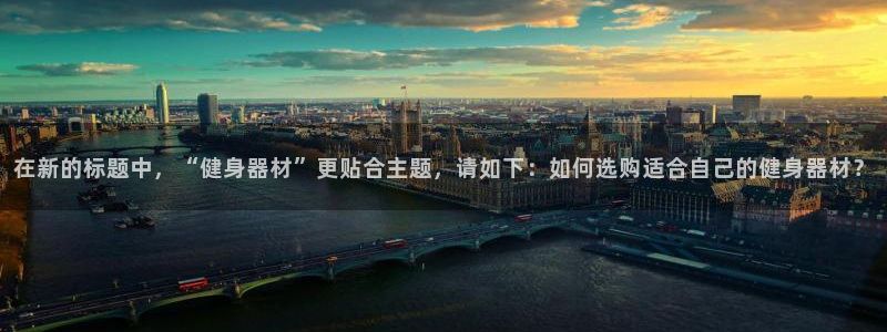 欧亿体育官方正版app集团E.ON：在新的标题中，“健身器材